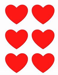 Image result for Free Printable Red Hearts