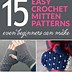 Image result for Crochet Fingerless Glove Mittens