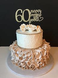 Image result for 60th Birthday Cake for Women Elegant