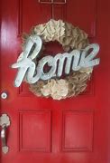 Image result for Kirkland's Home Sign with Wreath