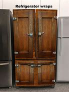 Image result for New Columbia Wood Refrigerator