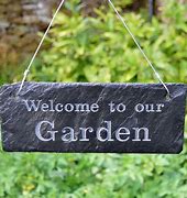 Image result for Welcome to My Garden Sign