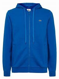 Image result for Zip Hoodie Lacoste Blue