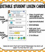 Image result for Student Login Cards