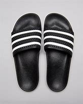 Image result for Adidas Slides Black and White and Red