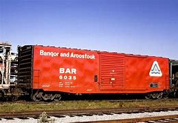 Image result for Bangor & Aroostook Boxcar