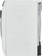 Image result for Stacked White Front Load Compact Laundry Pair With ELFW4222AW 24" Washer ELFE4222AW 24" Electric Dryer And STACKIT24C Stacking