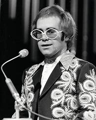 Image result for Elton John Black and White Photo