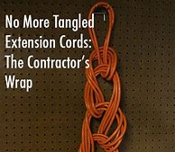 Image result for Contractors Wrap Extension Cord