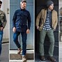 Image result for Fleece Jacket Men Outfit
