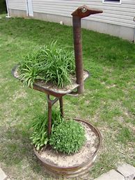 Image result for Metal Junk Garden Art