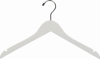 Image result for White Wood Top Hangers