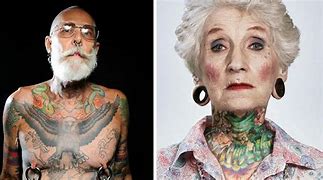 Image result for Senior Citizen Jokes Tattoo