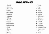Image result for Cool Game Usernames