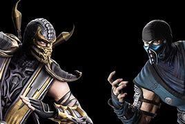 Image result for Mortal Kombat Scorpion vs Sub-Zero Wallpapper