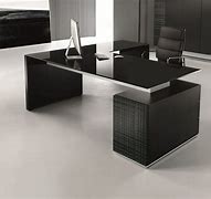 Image result for Modern Glass Top Executive Desk