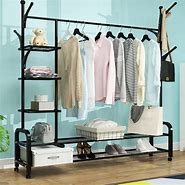 Image result for Heavy Duty Metal Clothing Rack