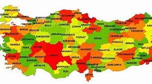 Image result for Turkiye Ilce Haritasi