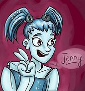 Image result for Teenage Robot Jenny Red