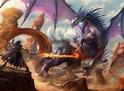 Image result for Dragon Wizard Battle