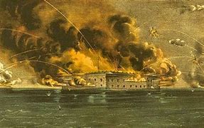 Image result for Attack On Fort Sumter