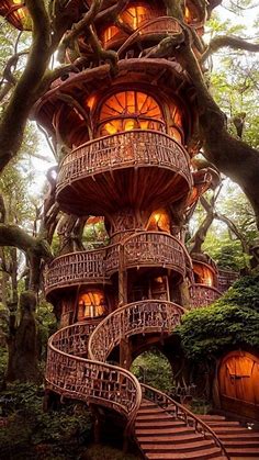 🤎 wooden buildings in 2023 | Fantasy house, Fairytale house, Tree house designs