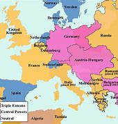 Image result for Nations Involved in WW1