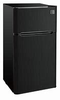 Image result for Black 2 Door Refrigerator