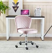 Image result for pink upholstered desk chair