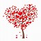 Image result for Heart Tree Drawing
