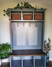 Image result for Storage Bench and Coat Rack
