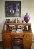 Image result for Cherry Wood Writing Desk with Drawers