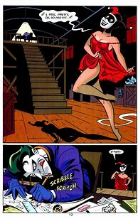 Image result for Batman Mad Love Harley Knocked Down