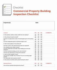 Image result for Commercial Building Inspection Checklist Printable
