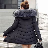 Image result for Ladies Black Padded Coat