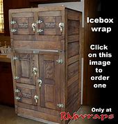 Image result for Antique Oak Ice Box