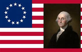 Image result for George Washington with Flag