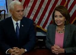 Image result for Pence Sitting with Nancy Pelosi