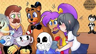 Image result for Cup Head Dubs and Bendy Comic