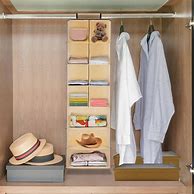Image result for Closet Organizer with Hangers and Hooks