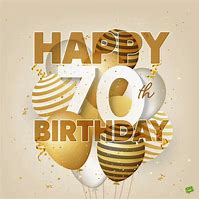 Image result for 70th Birthday Graphics