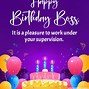 Image result for Birthday Wishes for the Boss