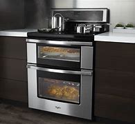 Image result for Famous Tate Stoves White Double Oven