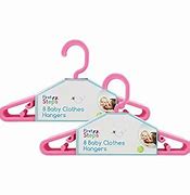 Image result for Baby Hangers Small Pink Clothes