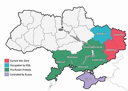 Image result for Map of Ukraine War Front