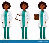 Image result for Black Professional Nurse Cartoon