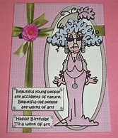 Image result for Old Lady Happy Birthday Card