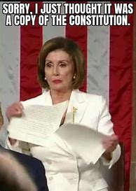 Image result for Nancy Pelosi Blank Pages Meme