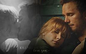 Image result for Jurassic World Owen and Claire Love