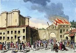 Image result for 1789 - French Revolution began with Parisians stormed the Bastille